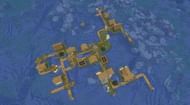 This seed can make for an interesting survival island experience (Image via Mojang)